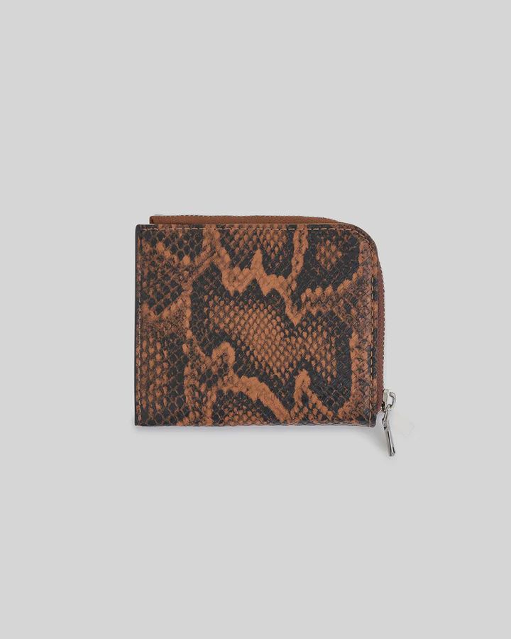 Adie Zip Around Wallet - Brunette Python
