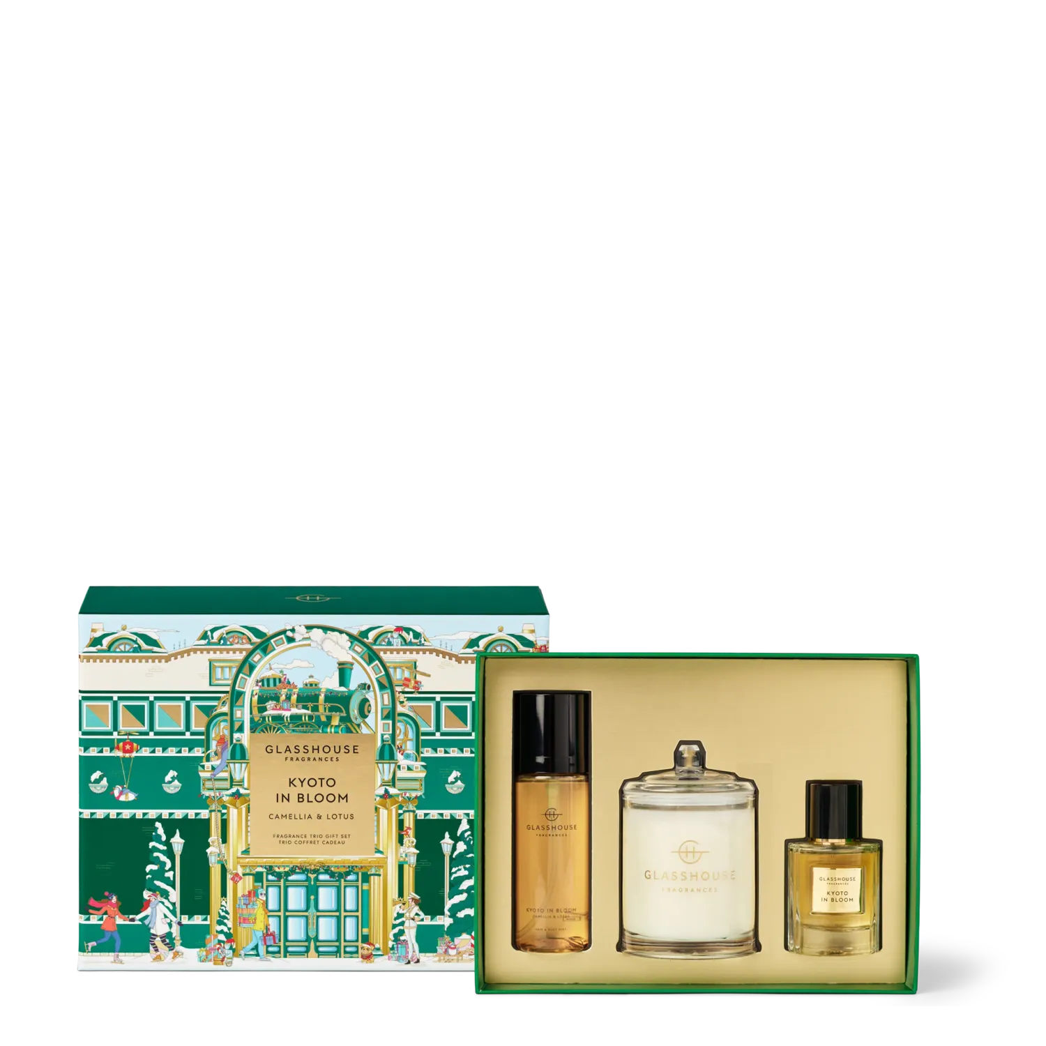 Kyoto In Bloom Fragrance Trio Gift Set - Christmas