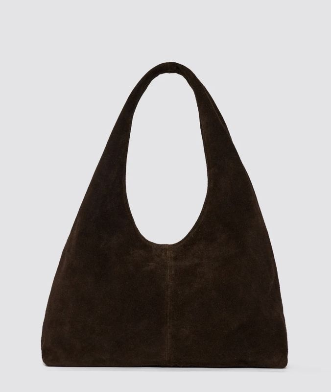 Luna Bag - Chocolate Suede