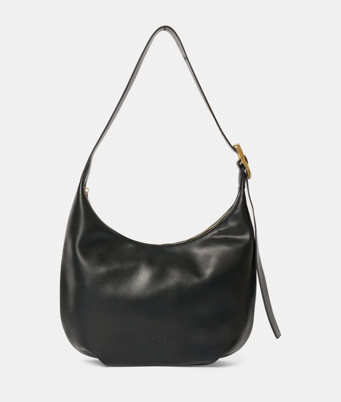 Large Everyday Croissant Buckle Bag - Black