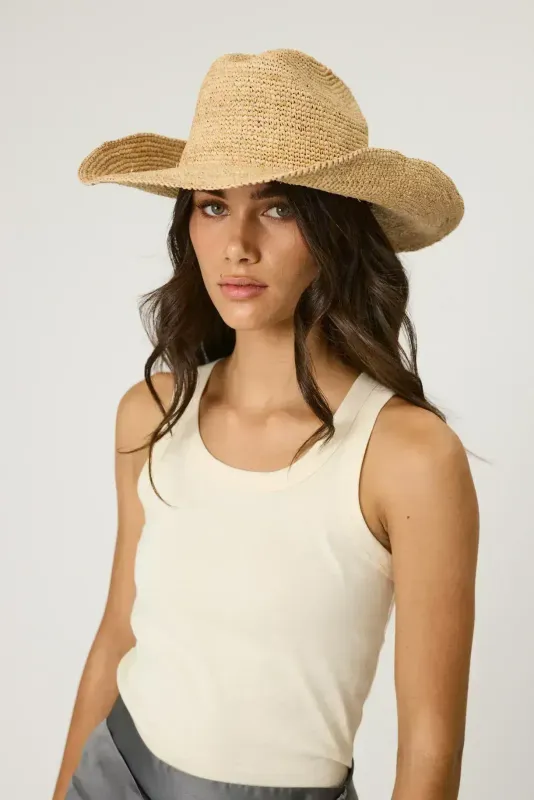 Sara Hat - Natural Raffia