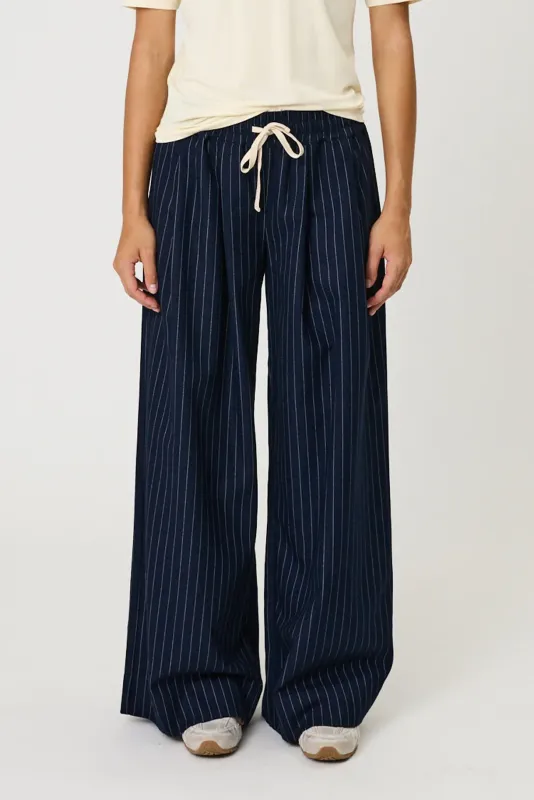 Rhodes Pants - Midnight Stripe