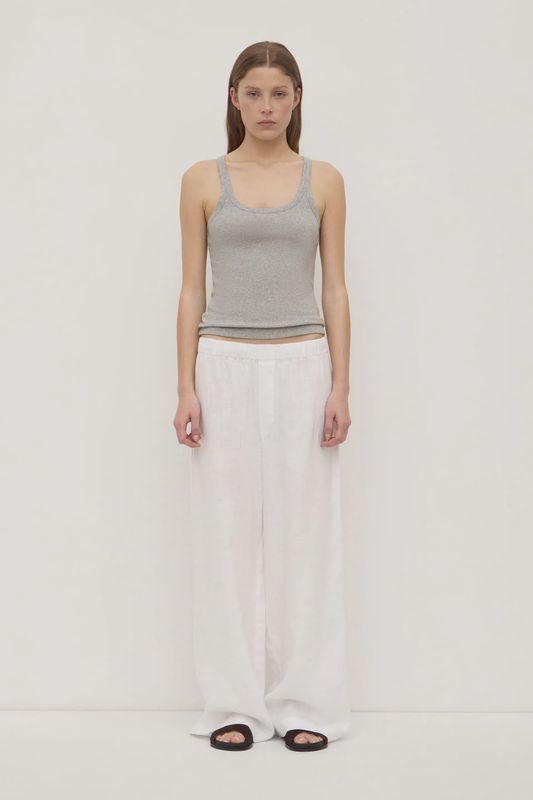 Everyday Linen Pant - White