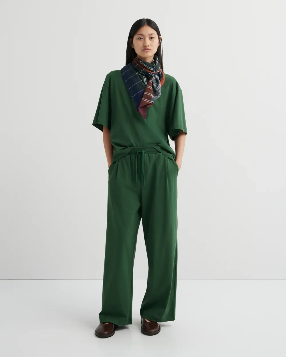 Wide Leg Pant - Forest