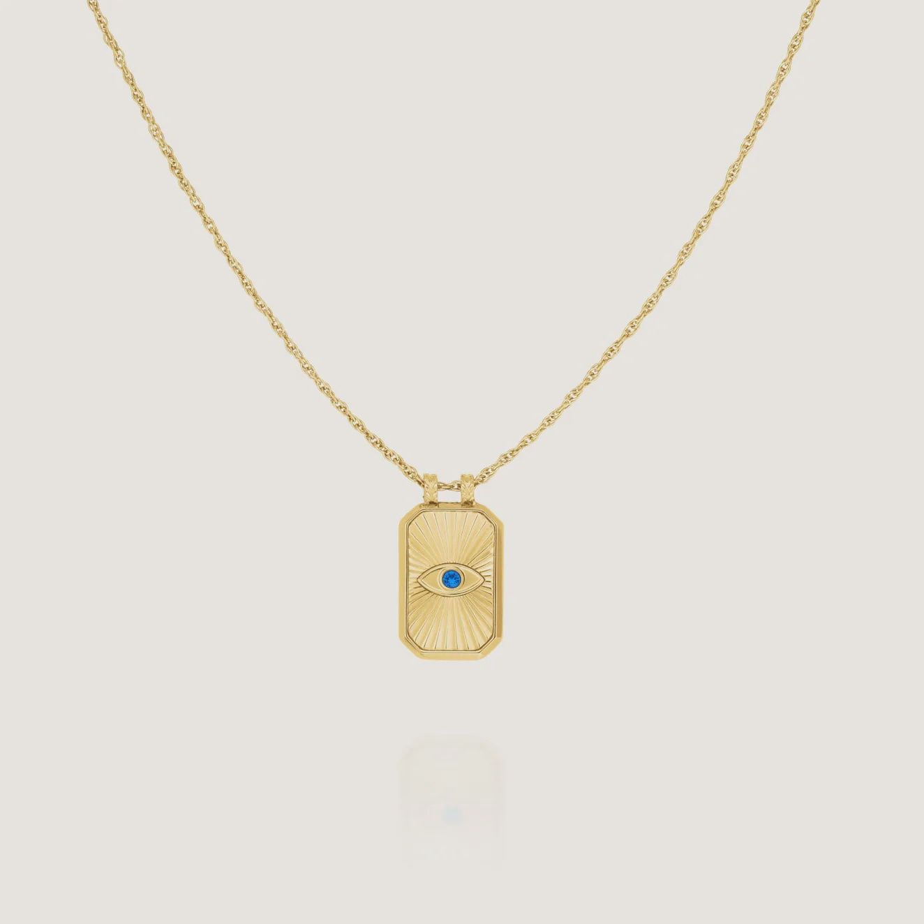 Evil Eye Amulet Necklace - Gold