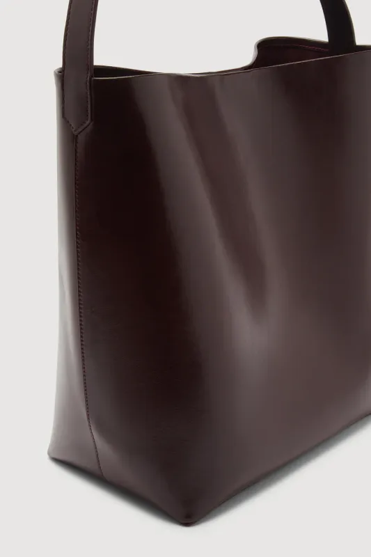 Nova Leather Shoulder Bag - Wine