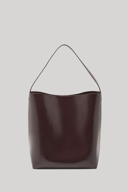 Nova Leather Shoulder Bag - Wine
