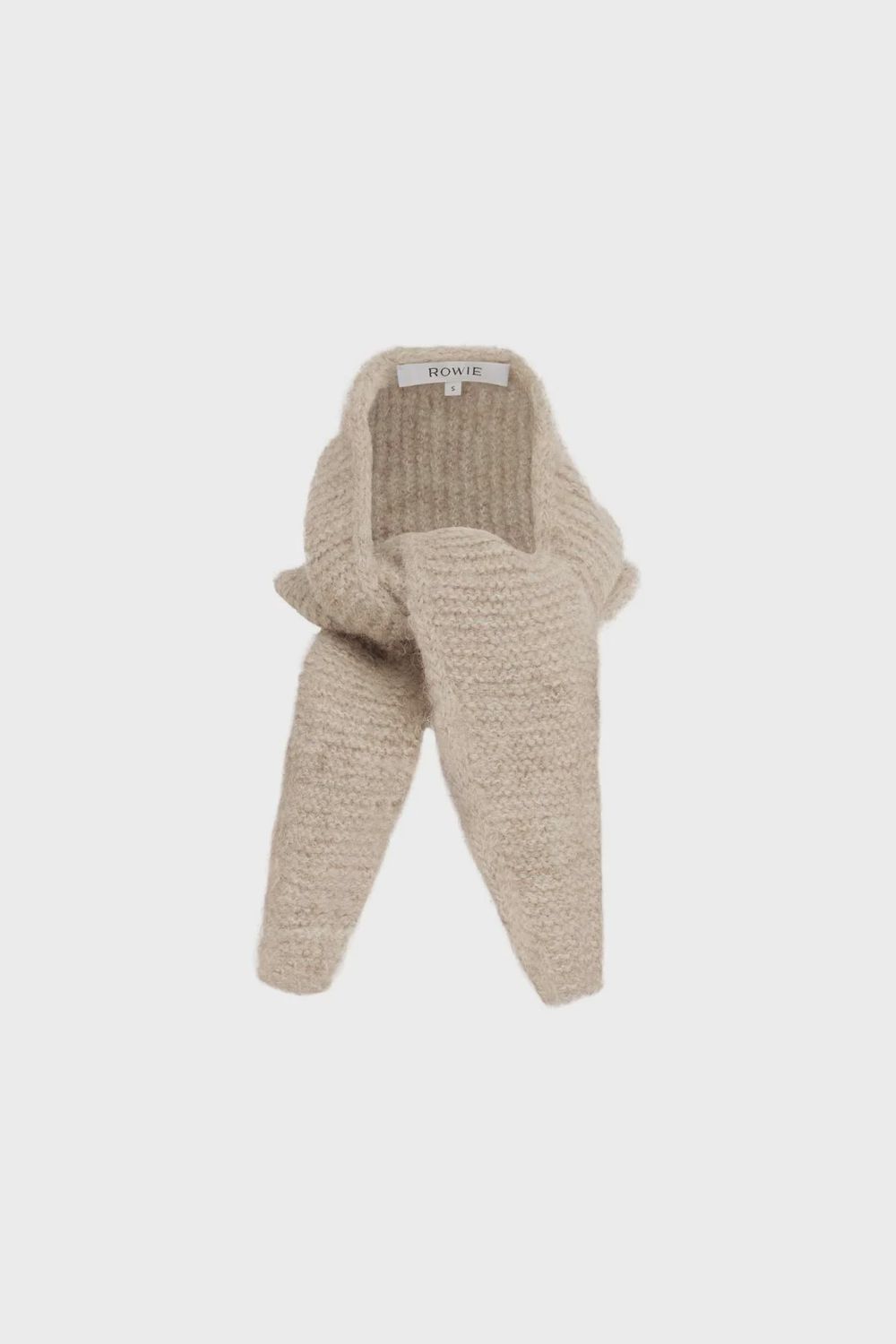 Noa Knit Neckerchief Scarf - Fawn Marle
