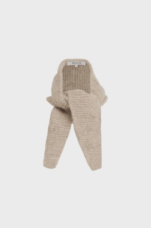 Noa Knit Neckerchief Scarf - Fawn Marle