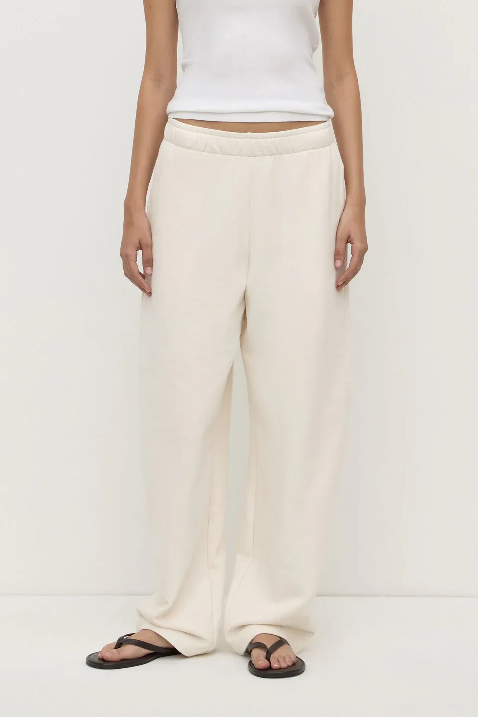 Brushed Cotton Lounge Pant - Shell