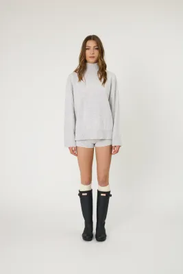 Cilla Knit - Grey Marle