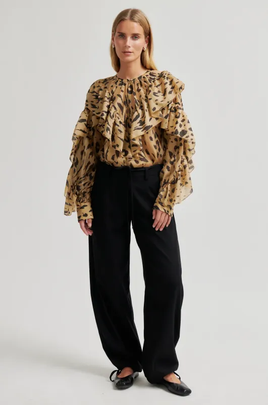 Elouise Printed Blouse - Kelp