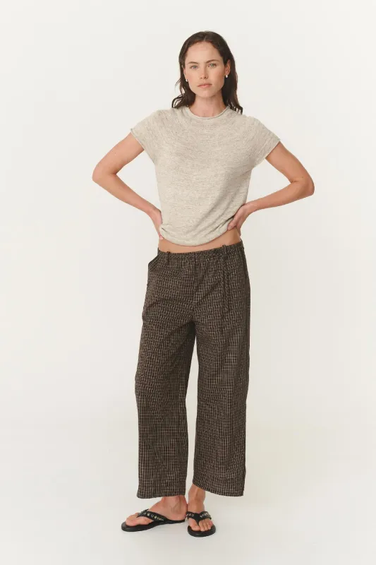 Gabe Lounge Pants - Cacao Check