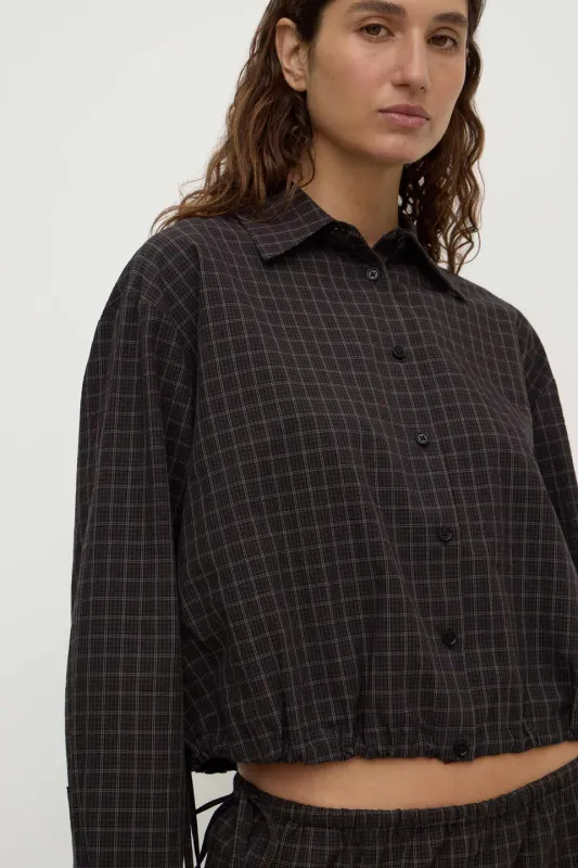 Eddie Check Shirt - Brown/Black