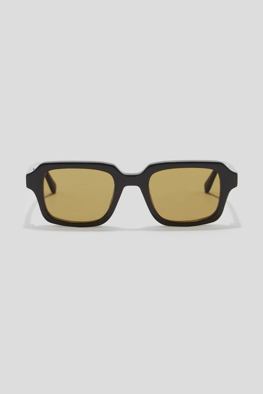 Retro Square Frame - Black/Orange