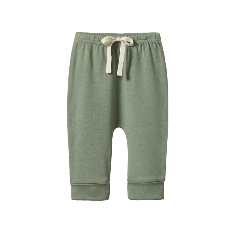 Cotton Drawstring Pants - Nettle