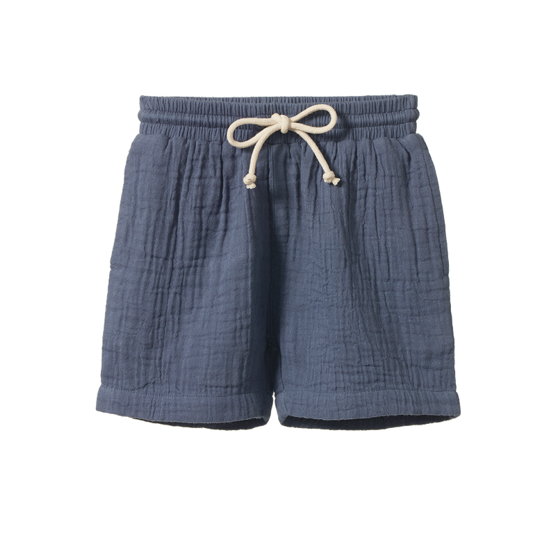 James Shorts Muslin - Vintage Indgo