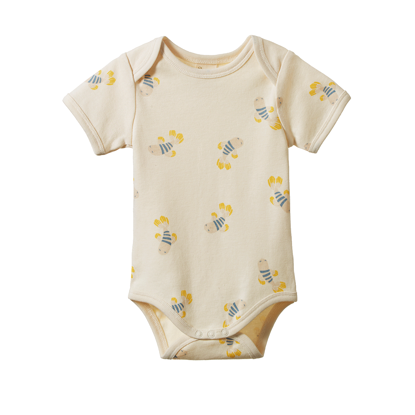 Short Sleeve Bodysuit -Fish Fable Print