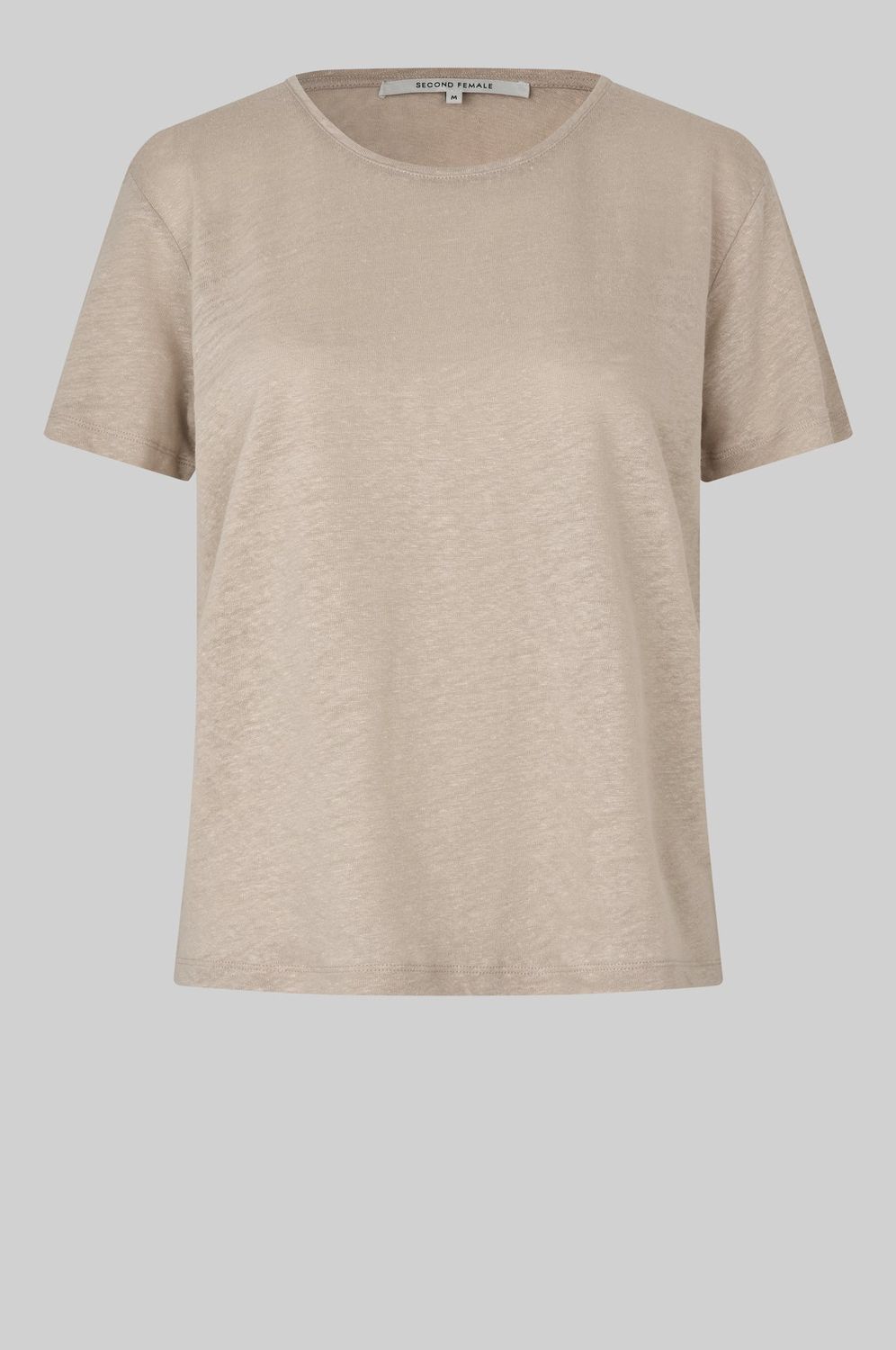 Peony O-Neck New Tee - Plaza Taupe