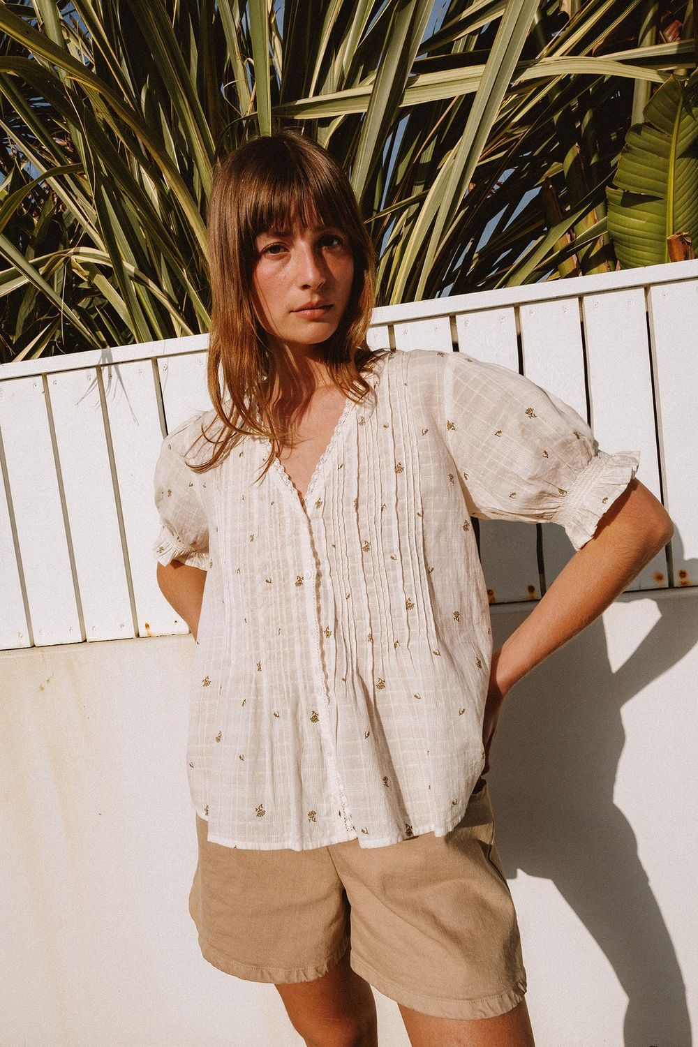 Camisa Blouse - Crudo