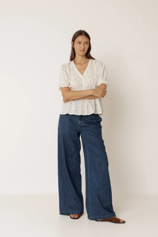 Camisa Blouse - Crudo
