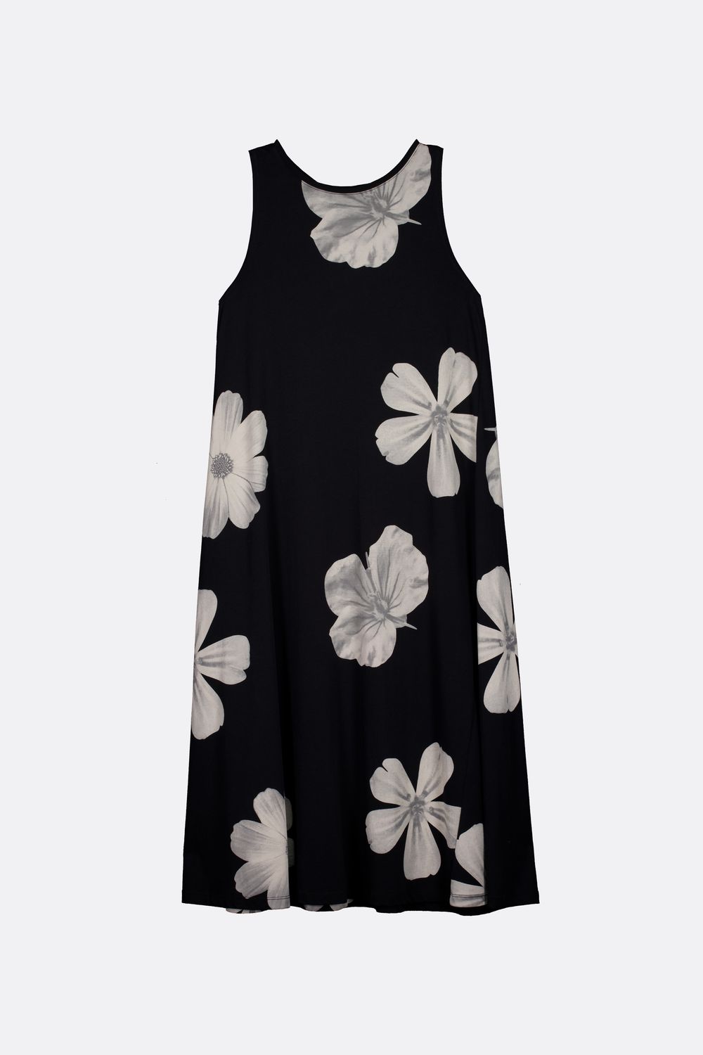Tank Swing Dress - Monochrome Floral