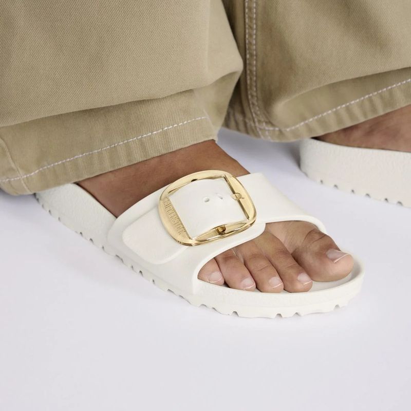 Madrid Big Buckle - Eggshell