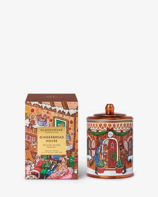 380g Candle - Gingerbread House
