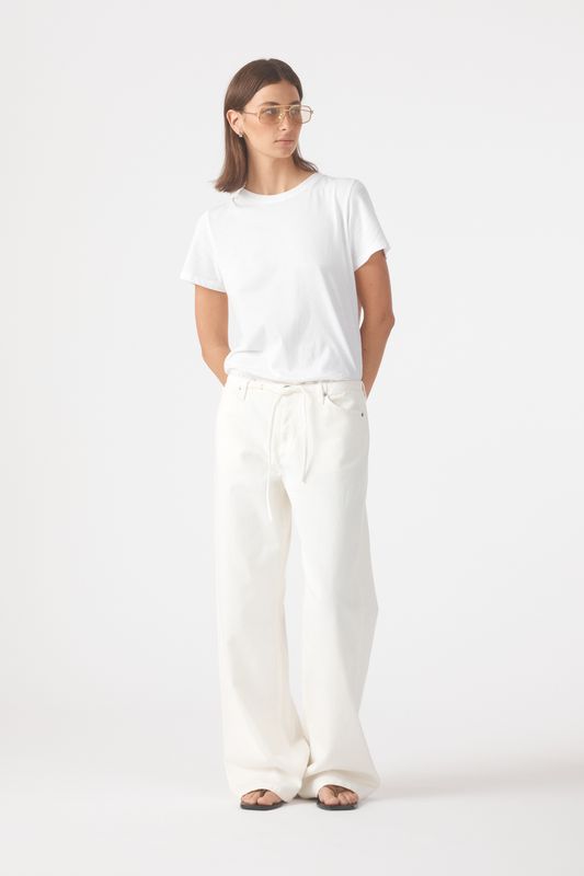 Reese Relaxed Tee - White