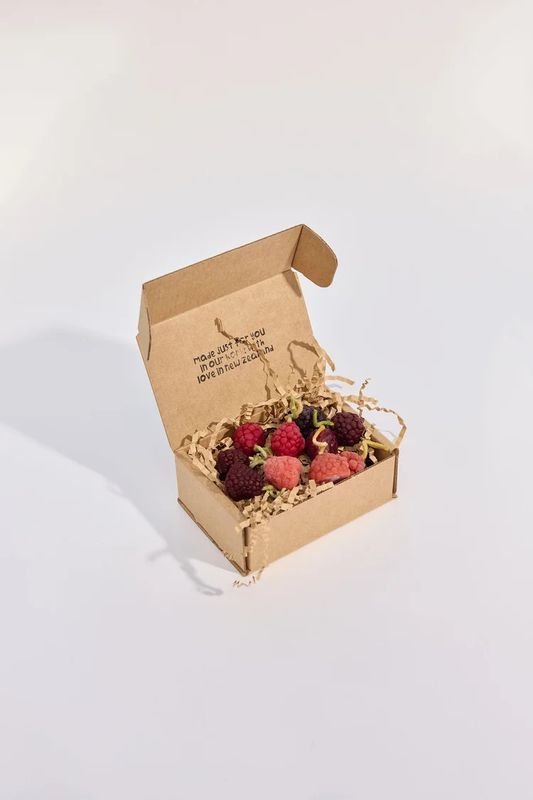 Mixed Berries Beeswax Candles - Box of 10