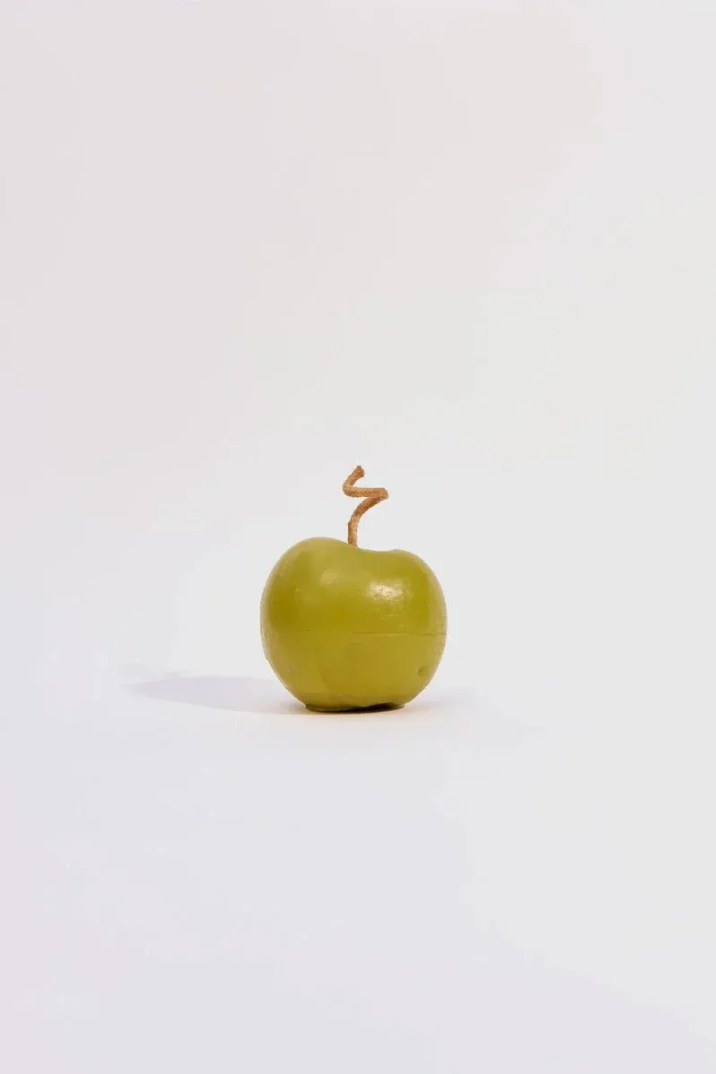 Apple Beeswax Candle - Green