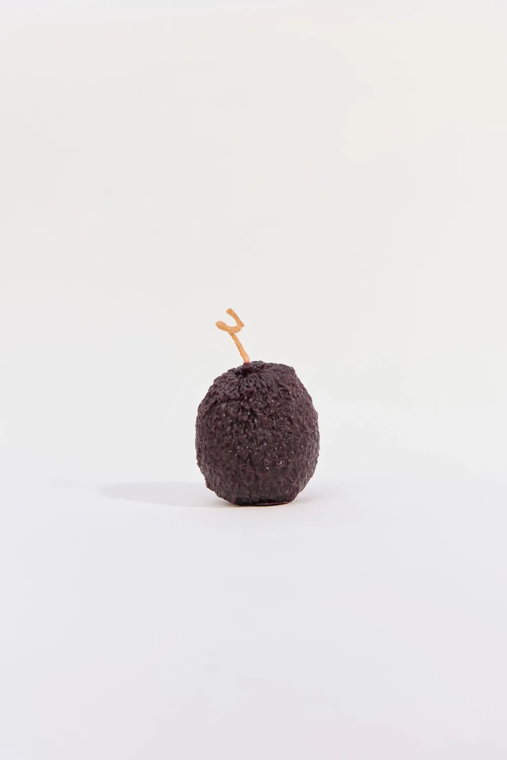 Avocado Beeswax Candle - Deep Purple