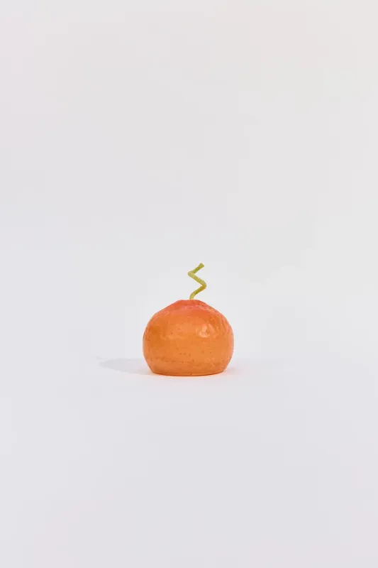 Mandarin Beeswax Candle