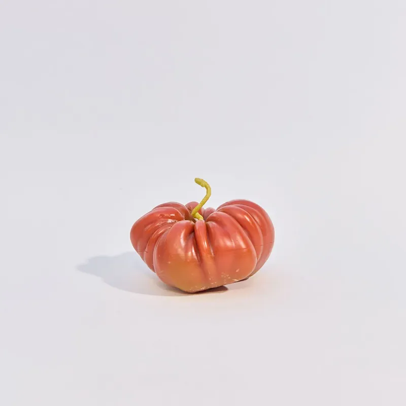 Heirloom Tomato Beeswax Candle - Large Orange