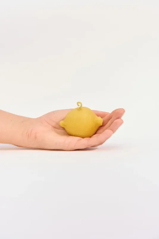 Lemon Beeswax Candle