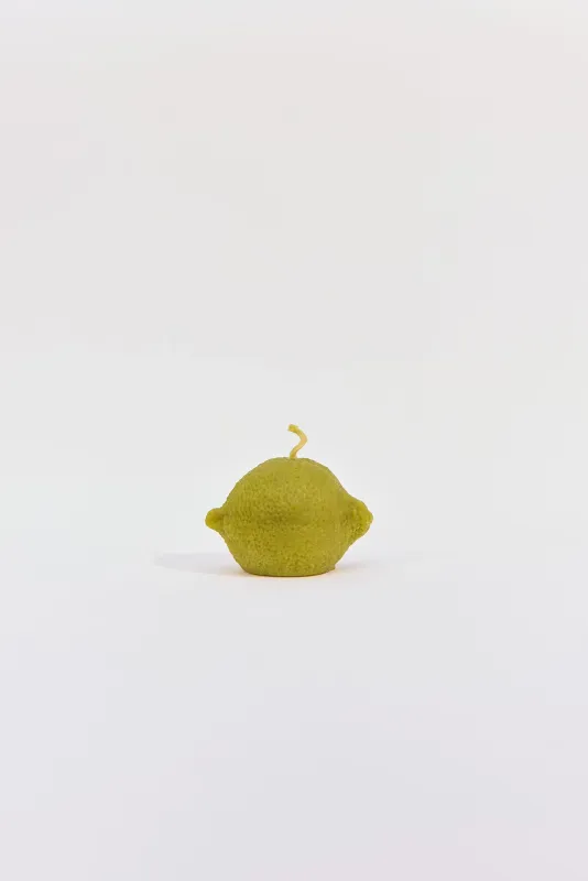 Lime Beeswax Candle