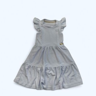 Toweled dress White