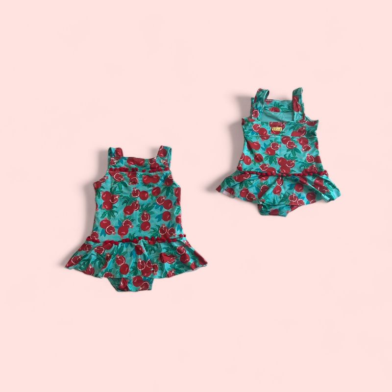 Maio Baby Ruffles Green Agua