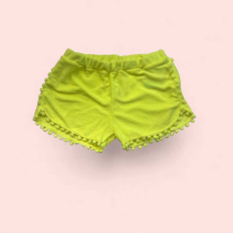 Short toweled Grelot Yellow Neon