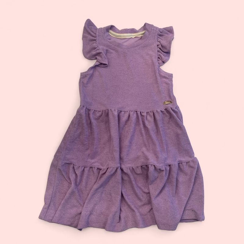 Toweled dress Lilas