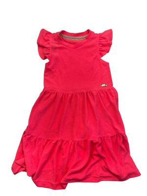 Toweled dress Pink Neon