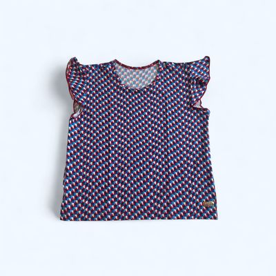 Blouse Band Weekend Red