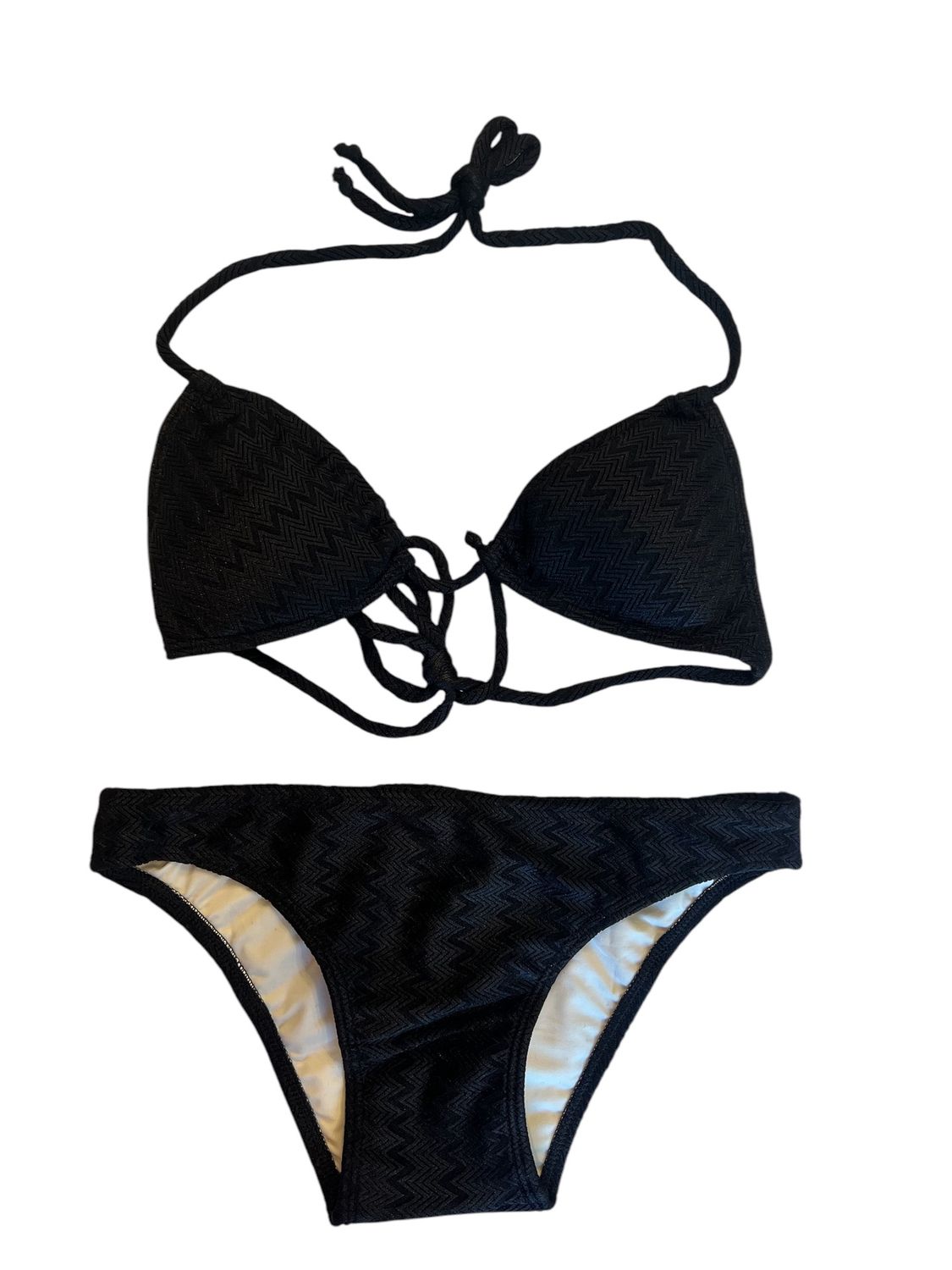 Biquini Simple Black, Size: 12
