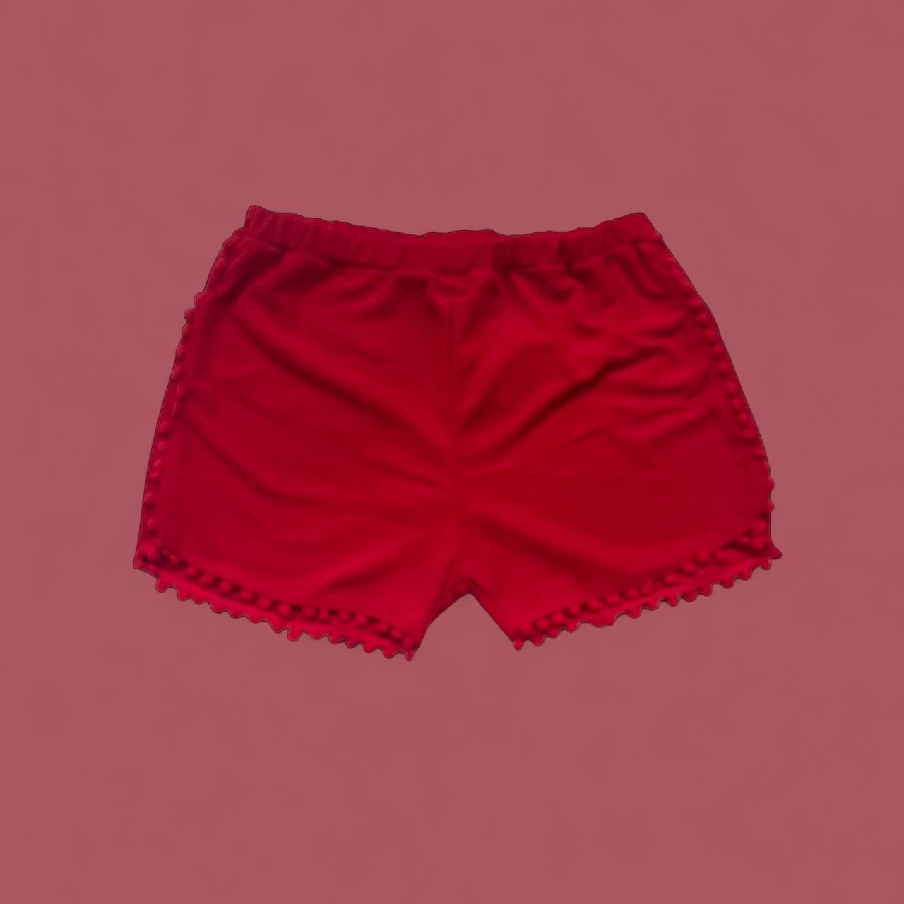 Short Toweled Grelot Red, Size: 4