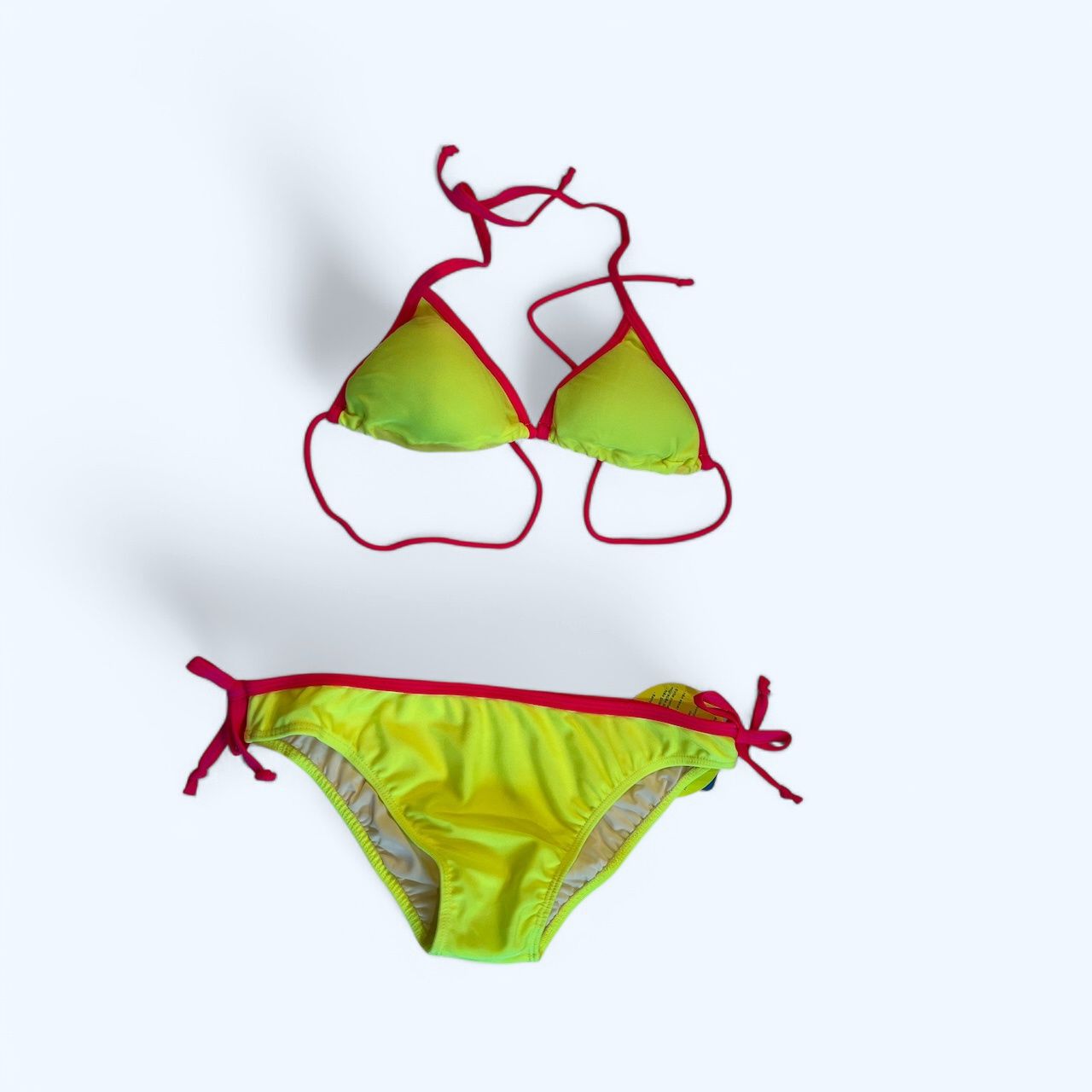 Biquini Neon Yellow, Size: 16