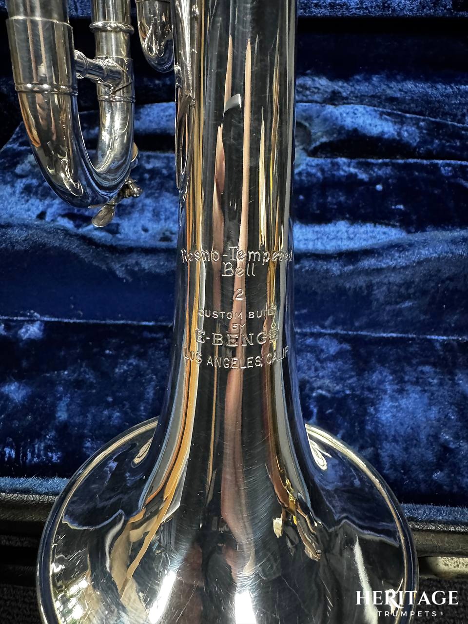 LA Benge 2X+ MLP Trumpet - 1977 - Silver - Original Case