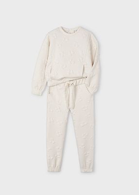 M Padded Flower Tracksuit 4891