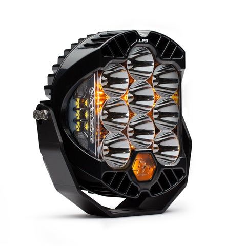 Baja Designs LP9 Pro LED Auxiliary Light Pod - Universal, Light Pattern: Spot, Lens Color: Clear, Backlight: Amber