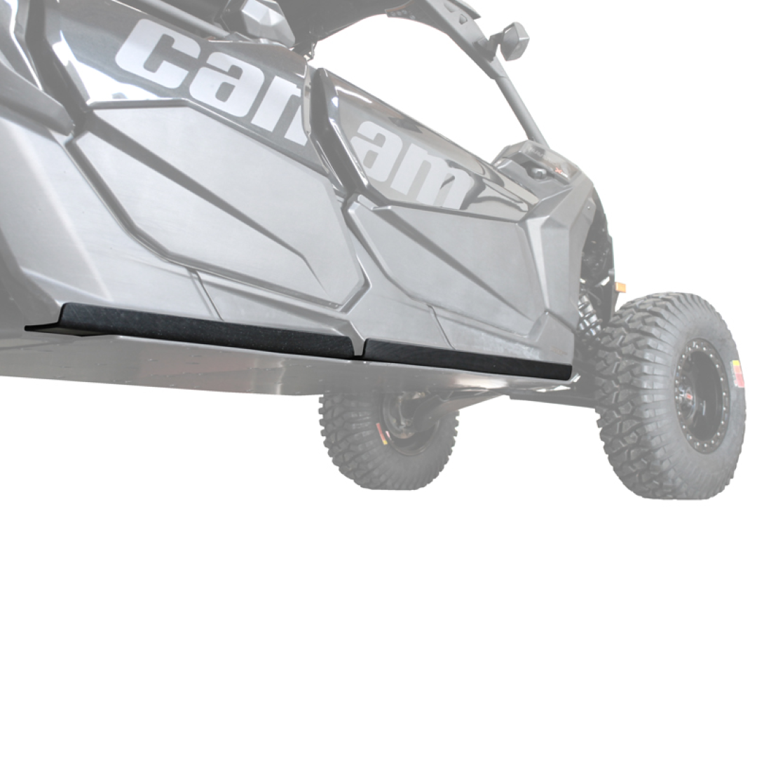 Can-Am Maverick X3 Max UHMW Rock Sliders, UHMW Thickness: 1/2"