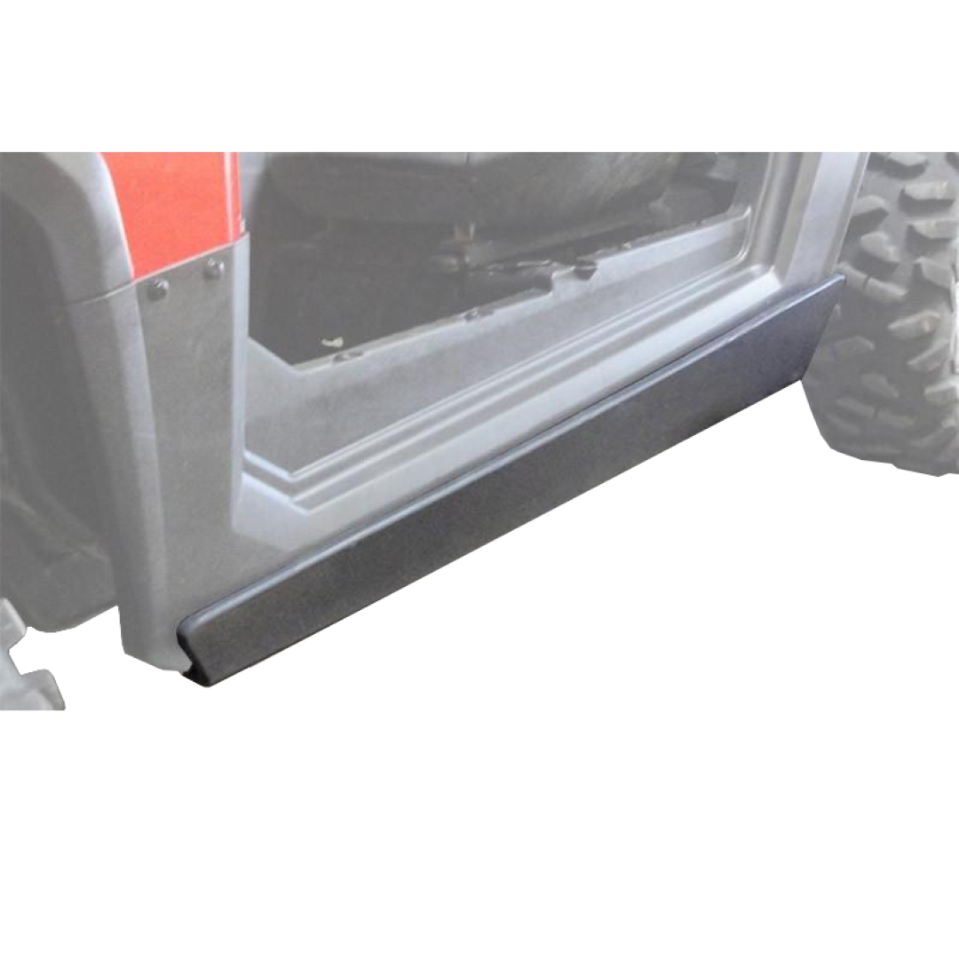 Polaris RZR 570 UHMW Rock Sliders, UHMW Thickness: 3/8", Installation options: Standalone installation - "countersunk"